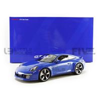 Voiture Miniature de Collection - CONSTRUCTOR MODELS 1/18 - PORSCHE 911 / 991 GTS Club Coupe - 2015 - Blue - WAX02100006