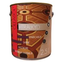 OLEASOL VITRALKYD - Vitrificateur Incolore Satiné Haute Protection Bois & Boiseries -2,5L