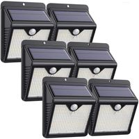 Lampe Solaire Exterieur iPosible 6 Pack 150 LED - Blanc - 9.65 x 5.33 x 12.19 cm
