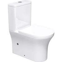 Mai & Mai WC toilettes à poser en céramique blanc toilette complet abattant avec frein de chute S304T