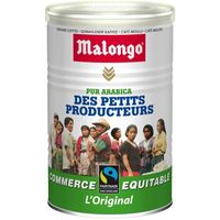 LOT DE 10 - MALONGO Café Moulu L'Original PETITS PRODUCTEURS - 250g