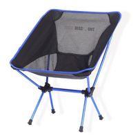 TD® Camping pêche lune chaise barbecue extérieur portable chaise arrière pliante