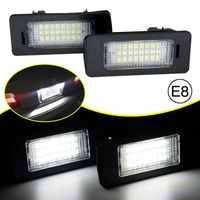 2 pièces 6000K Feux d'éclairage de plaque d'immatriculation 24 LED blanches lumière lampe pour BMW E60 E90 F30 E92 série 3/4/5