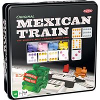 Jeu de dominos Mexican Train TACTIC - Boîte métal - Multicolore - 30 min - Adulte