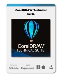 SYSTÈME D'EXPLOITATION Coreldraw Technical Suite 2025 - Licence Officiell