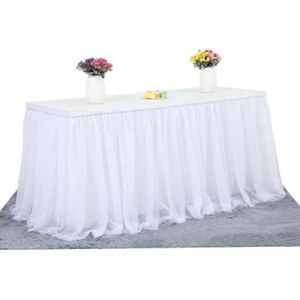 Jupe De Table Tulle Pas Cher