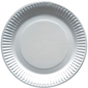 Assiette carton blanche - Cdiscount