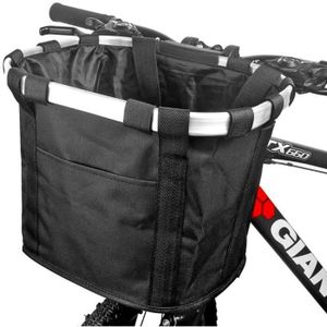Panier vélo,Panier de vélo pliant avant arrière suspendu, conteneur de