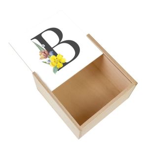 Boîte cadeau Boite Coffret en Bois - B Belle Bela Barbara Lettr