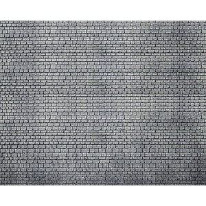 TERRAIN - NATURE Modélisme accessoires décor HO - Dalle décorative - FALLER - Pierre de taille grise - 37 x 12.5 x 0.6 cm