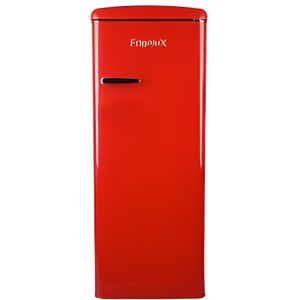 RÉFRIGÉRATEUR CLASSIQUE Réfrigérateur 1 porte Frigelux RF218RRA++ - Rouge - Froid statique - 218L - Vintage