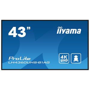 ECRAN ORDINATEUR iiyama 43' LED - Prolite LH4360UHS-B1AG - Ecran 43