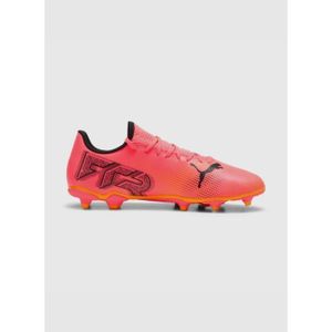 CHAUSSURES DE FOOTBALL Chaussures de football - PUMA - FUTURE 7 PLAY FG/AG - Blanc - Rosso - Moulés sur terrain synthétique