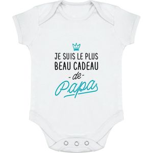 BODY body bébé | Cadeau imprimé en France | 100% coton | Le plus beau cadeau de papa