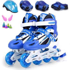 3 en 1 Rollers en ligne triskate patin /à roulette enfant fille Laguna Blanc//Turquoise r/églable ajustable