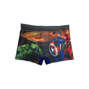 Boxer de Bain Garçon Séchage Rapide Maillot de Bain Marvel Avengers Short de Bain pour Garçon Hulk Iron Man Capitaine Amérique Taille 4 à 10 Ans 