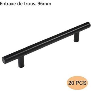 NOIR meuble cuisine Poignées de Porte Placard Tiroir Meuble Poignées Tirer Ukseller
