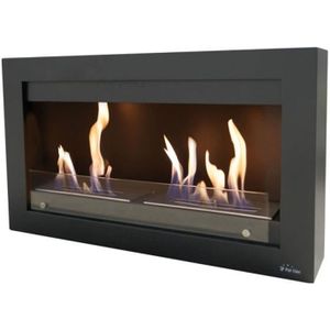 Cheminée bio de table 750 w circulaire avec base en pierre ares PURLINE  60760 Pas Cher 