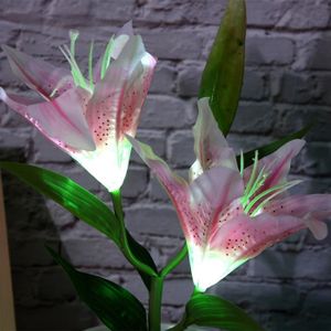 DÉCORATION LUMINEUSE Pwshymi Lampe à fleurs artificielles Lampe LED sol