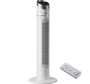 WOWDSGN Ventilateur Colonne Silencieux - Ventilateur Tour Oscillant 90°  avec Télécommande & Minuterie 15h, 3 Vitesses, Affichage LED- Noir 93cm