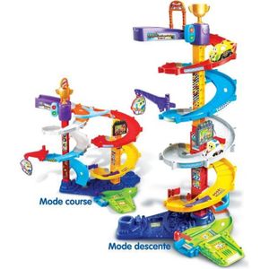 CIRCUIT VTECH - Tut Tut Bolides - Méga Circuit Spirales 2 en 1 (+ Titouan, Fou du Volant)