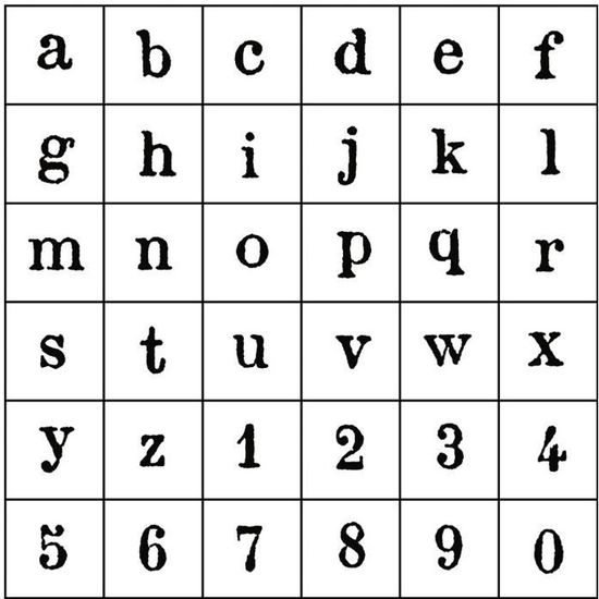 ARTEMIO Set 36 Tampons en Bois Alphabet Minuscule