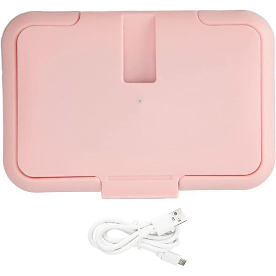 Chauffe-Lingettes Bébé Portable - Température Constante 10h Ultra Fin USB