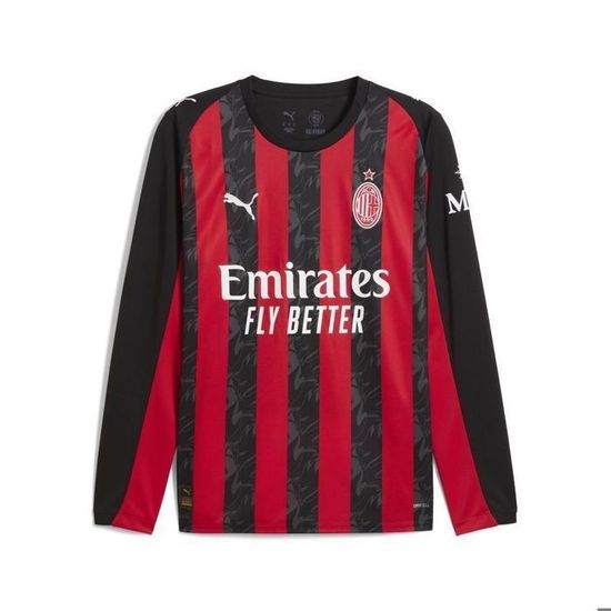 Maillot AC Milan Lotto 1993/1994 Domicile Manches Longues - Authentique Vintage Taille M