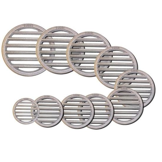 Grille De Four En Fonte 30x15 Cm - Pour Cheminée, Poêle, Barbecue, Grille à Charbon Résistante - 4