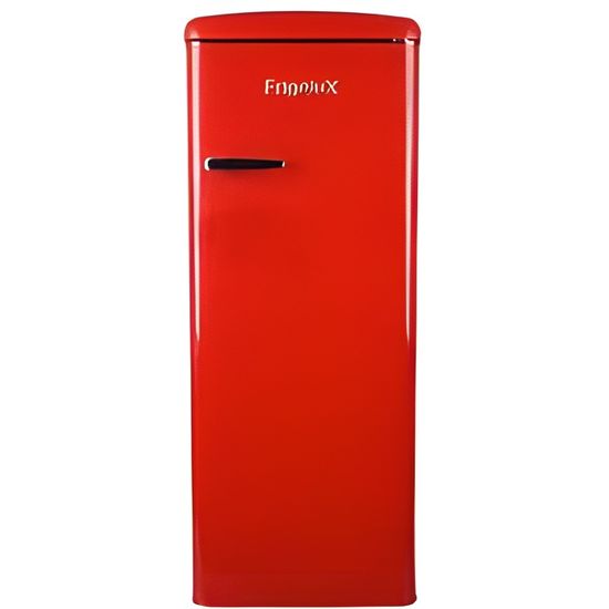 Réfrigérateur 1 porte Frigelux RF218RRA++ - Rouge - Froid statique - 218L - Vintage