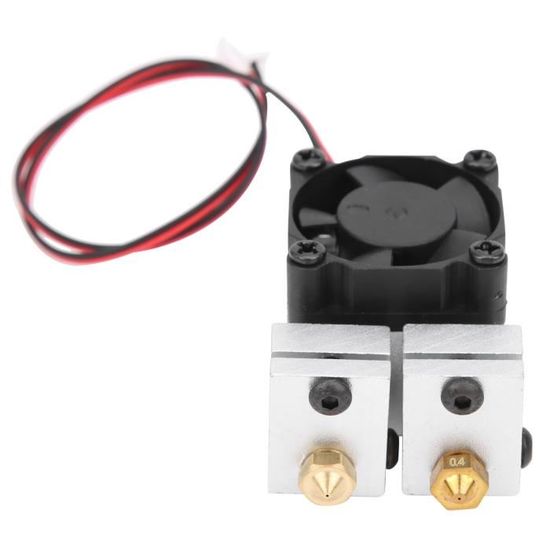 Kit Hotend Imprimante 3D OTOTEC - Bloc Chauffant 24V 64W, Buse Volcan 0.4mm, Compatible Artillery Sidewinder