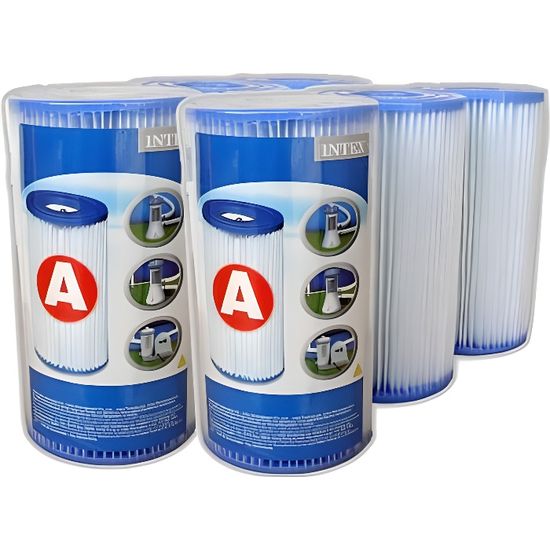 Cartouches de filtration 'A' - INTEX - Convient pour 58604, 56638 et 56636 - Fibre dacron