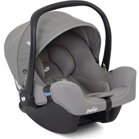 JOIE i-Snug - Siège auto bébé - Gr 0+ - De 0 à 13 Kg - Certifiée i-Size -Norme ECE R129/03 - Gris