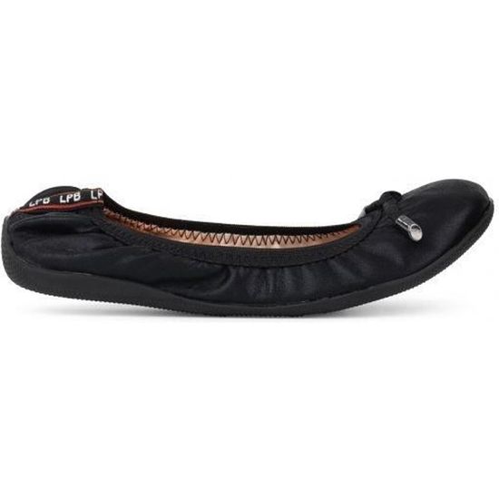 Ballerines Femme - LPB - AVA Noir - Confortables et Pliables