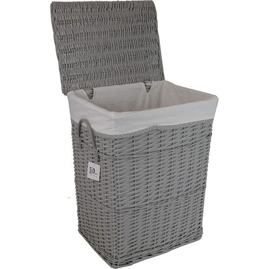 GOYADA 3 Pcs Panier en Osier Rangement Panier Osier Rectangulaire, Corbeille Tressé GOYADA 3 Pcs Panier en Osier Rangement Panier Osier Rectangulaire, Corbeille Tressé