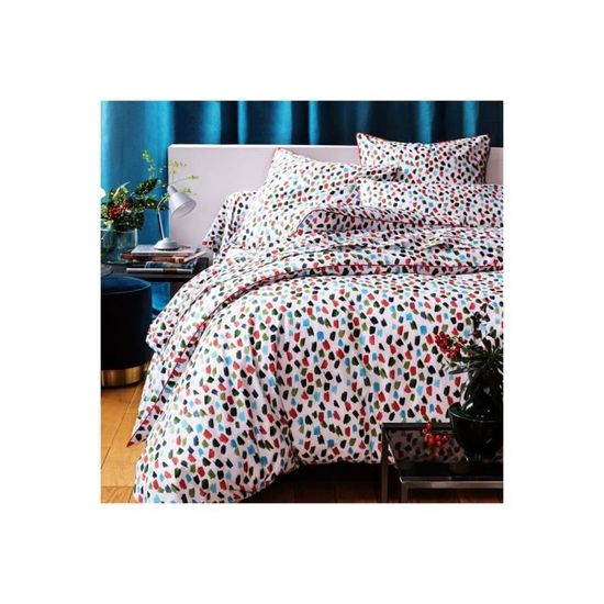 Housse de couette percale de coton, Somerset - Imprimé - 260 x 240 cm
