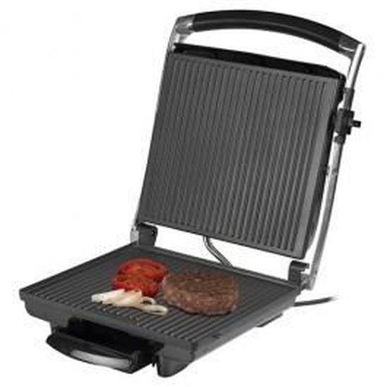 Tristar GR-2854 Gril à Contact Panini Et Viande - Revêtement Antiadhésif 1000W