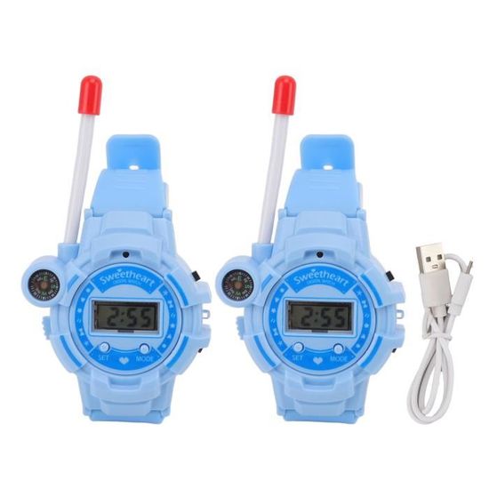 Montre talkie-walkie pour enfants - VGEBY - Réduction du bruit - Écran LCD  - Bleu - Cdiscount Jeux - Jouets