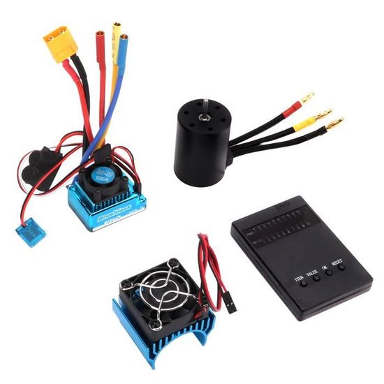 Kit Moteur Brushless 3650 3600KV Avec ESC 120A Pour Voiture RC