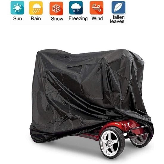 Housse Imperméable Tondeuse à Gazon – Protection Anti-UV, Poussière, Intempéries (186 X 102 X 66 Cm) - 10