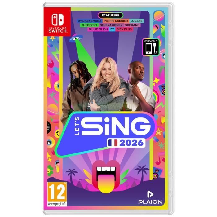 Lets sing 2026 - Jeu Nintendo Switch