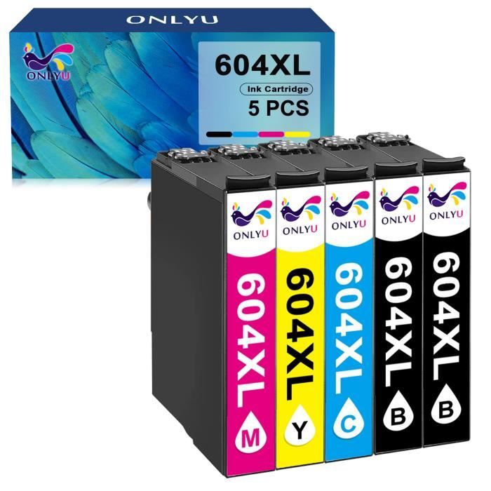 Cartouches Encre Compatibles 10 82 Pour HP Designjet - Lot De 5 (2 Noir, Cyan, Magenta, Jaune) - Yongairuink