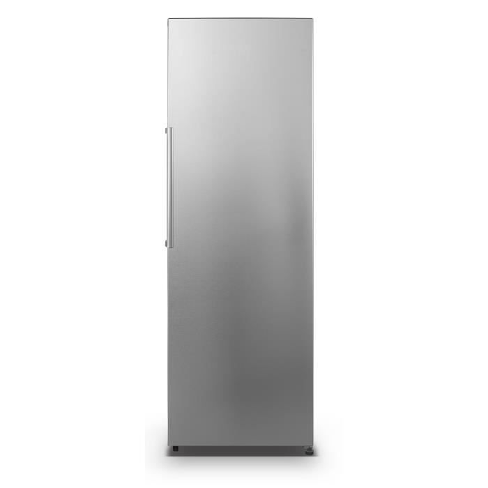 AMSTA - AML330X - Réfrigérateur - 1 porte - 330 litres - 41 dB - Classe F - Freezer - Froid brassé - Dégivrage automatique - Inox