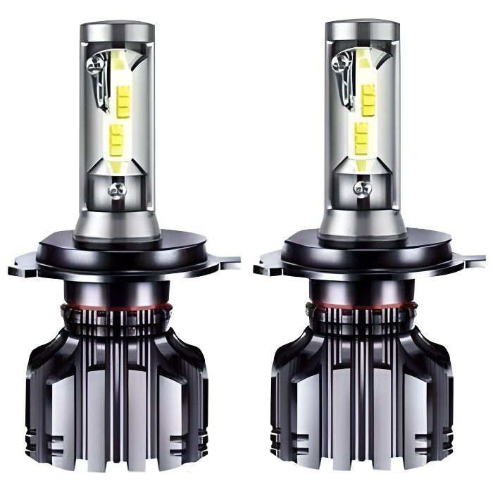 KIT LED H1 Ampoules 6000K 75W Phares feux de route antibrouillards 8000 Lumens