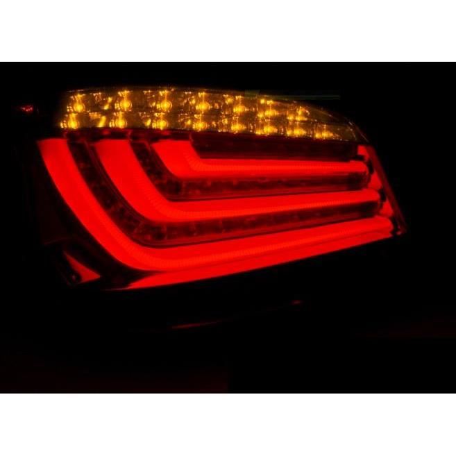 Paire feux arriere BMW serie 5 E60 LCI Berline 07-10 LED BAR Fume