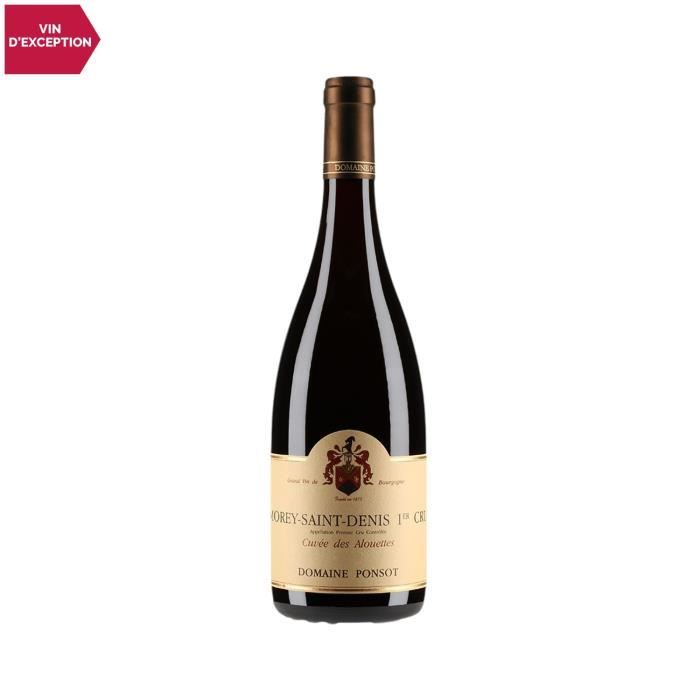 Morey-Saint-Denis 1er Cru Cuvée des Alouettes Rouge 2016 - 75cl - Domaine Ponsot - Vin AOC Rouge de Bourgogne - Cépage Pinot Noir