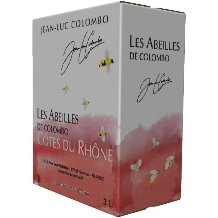 Jean-Luc Colombo Côtes du Rhône rouge Les Abeilles 2018 Bag in Box 3L