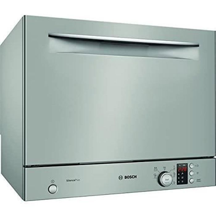 Bosch Elettrodomestici Lave-vaisselle SKS62E38EU Compata, classe A+, argent