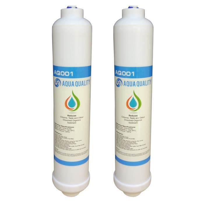 2x Aqua Qualité Pushfit Filtre à eau compatible pour Samsung DA29-10105J HAFEX - EXP FSM-100 Aqua-Pure Plus (réfrigérateur filtre