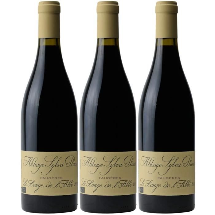 VIN ROUGE Faugères Le Songe de l'Abbé Rouge 2019 - Bio - Abbaye Sylva Plana - Vin AOC Rouge du Languedoc - Roussil188